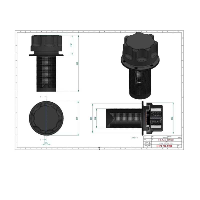 Filtre d'aération TCO713