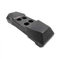 Patin caoutchouc type CityPad largeur 500 mm, pas de 175mm