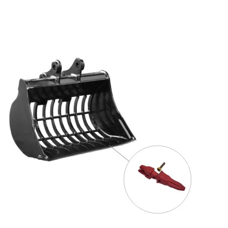 Godet GRILLE 900mm de large - Pelle de 4,1 à 5,5T Godet GRILLE 900mm de large - Pelle de 4,1 à 5,5T