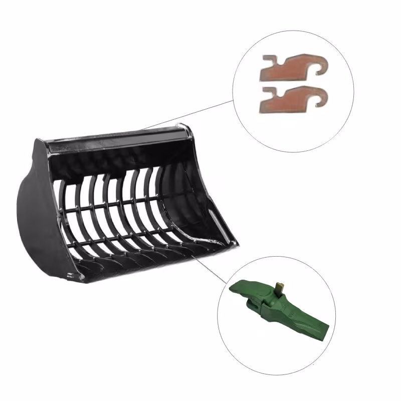 Godet GRILLE 600mm de large - Pelle de 1,9 à 2,8T