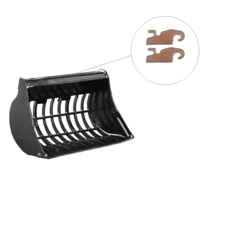 Godet GRILLE 600mm de large - Pelle de 1,9 à 2,8T Godet GRILLE 600mm de large - Pelle de 1,9 à 2,8T