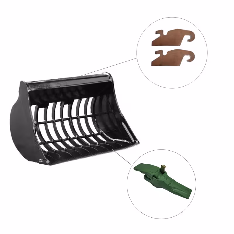 Godet GRILLE 800mm de large - Pelle de 5,6 à 7,5T