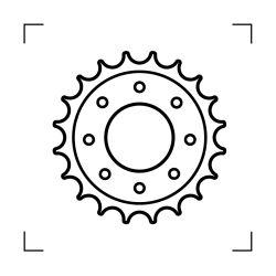 Groupe de secteurs de barbotin CATERPILLAR 935C (SN : 5DJ / 8CF)