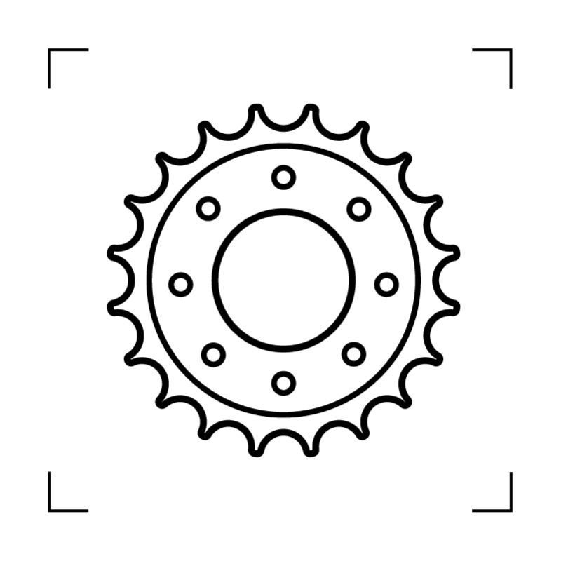 Groupe de secteurs de barbotin CATERPILLAR 935C (SN : 5DJ / 8CF)