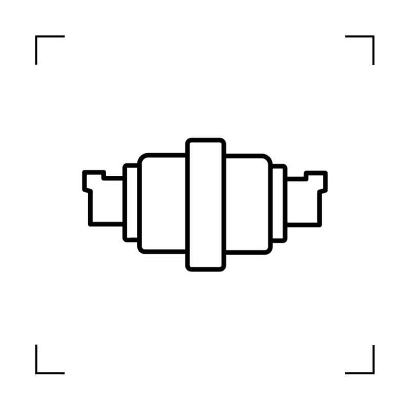 Galet inférieur CASE 450C