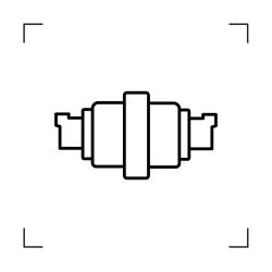 Galet inférieur HITACHI EX310H-3C