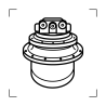 Moteur de translation SCHAEFF HR20