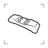 Patin caoutchouc CityPad - Pas 135 x L400 - 104x80x46 M12