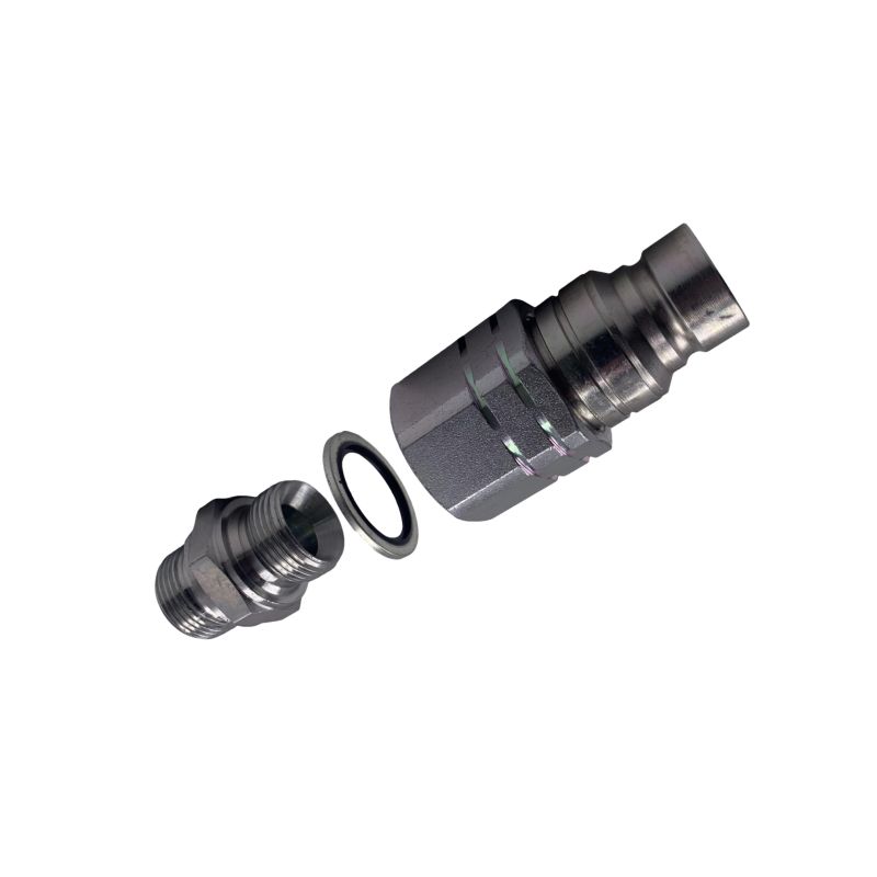Raccord Push Pull mâle 3/4 anti-pollution à clapet plat