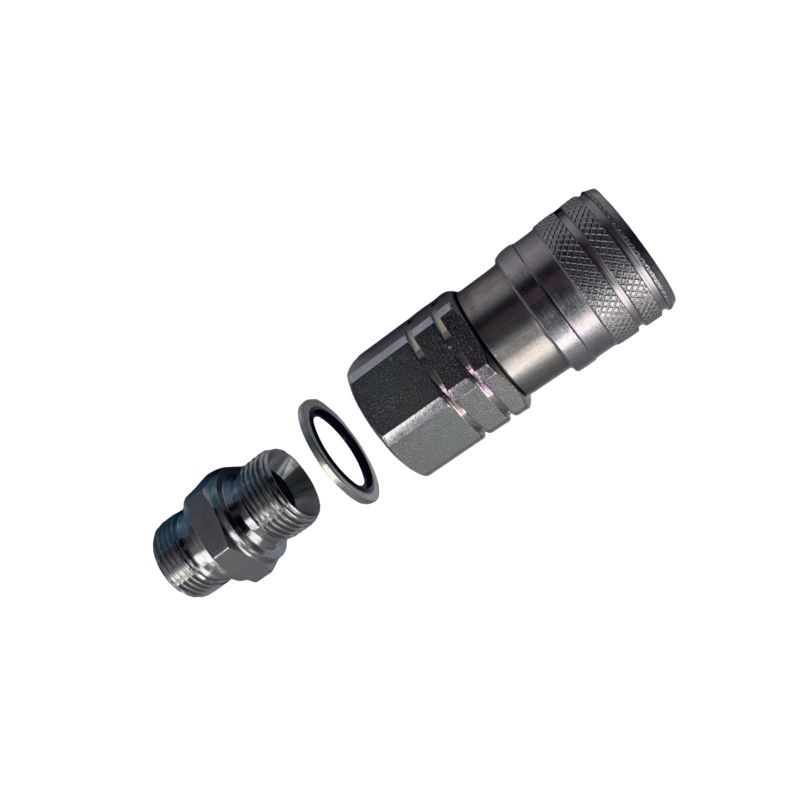 Raccord Push Pull Femelle 3/4 anti-pollution à clapet plat