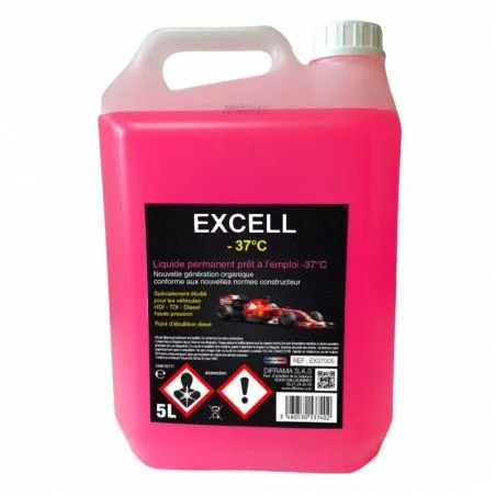 Liquide de refroidissement -37°C HDI - 5L Liquide de refroidissement -37°C HDI - 5L