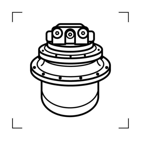 Moteur de translation de KUBOTA K008