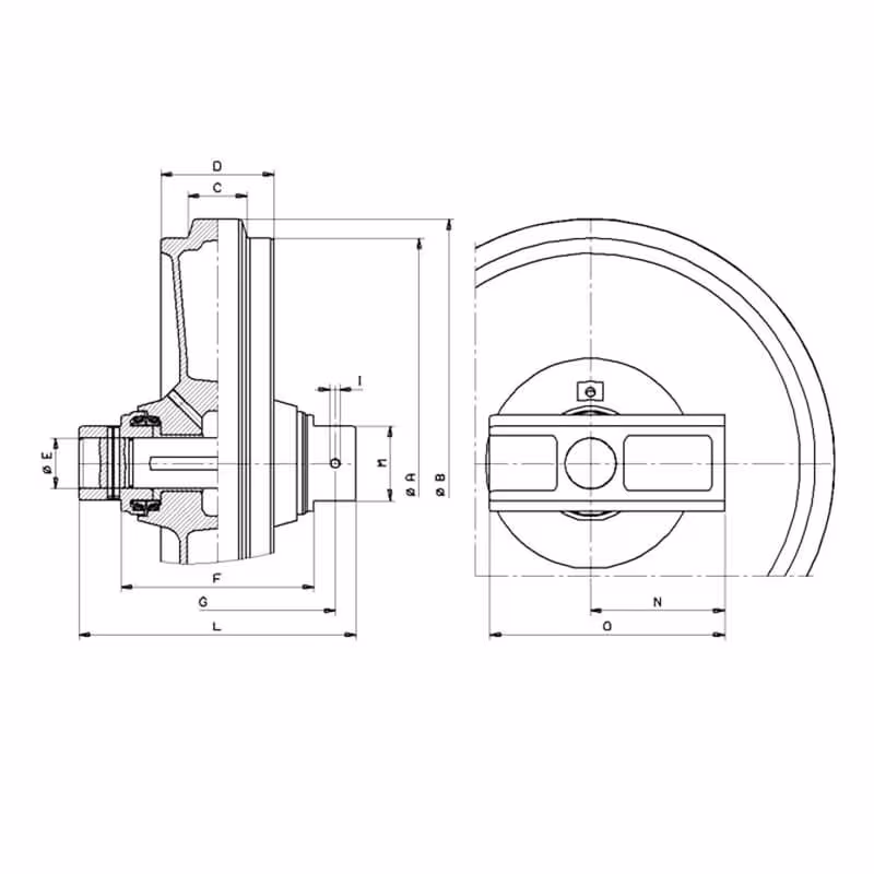 Roue folle C0004640