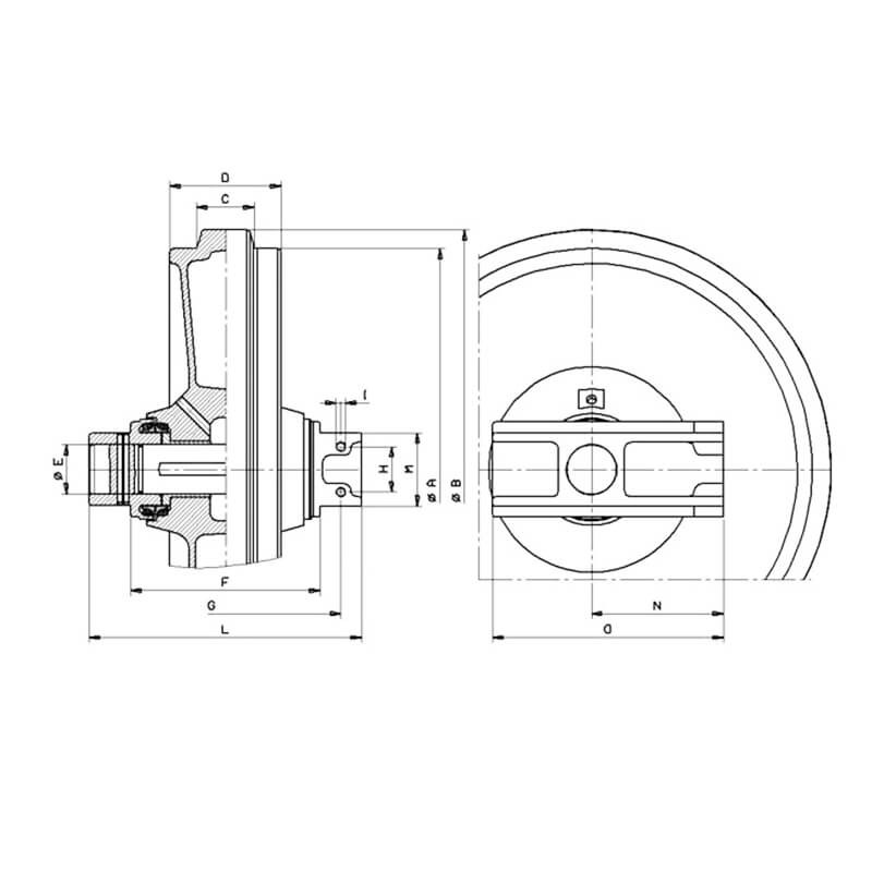 Roue folle C0004472