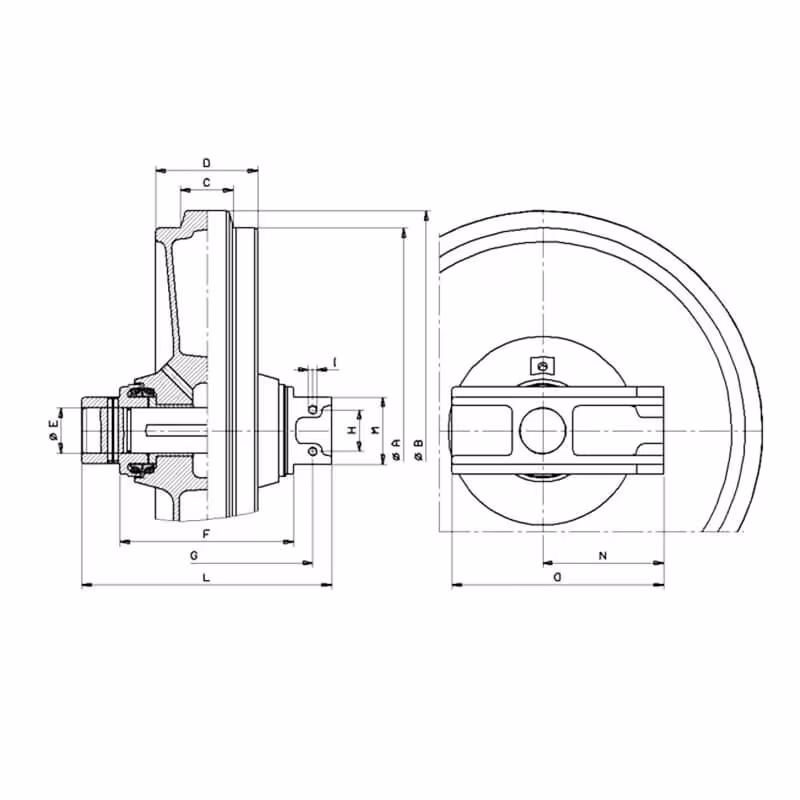 Roue folle C0005054