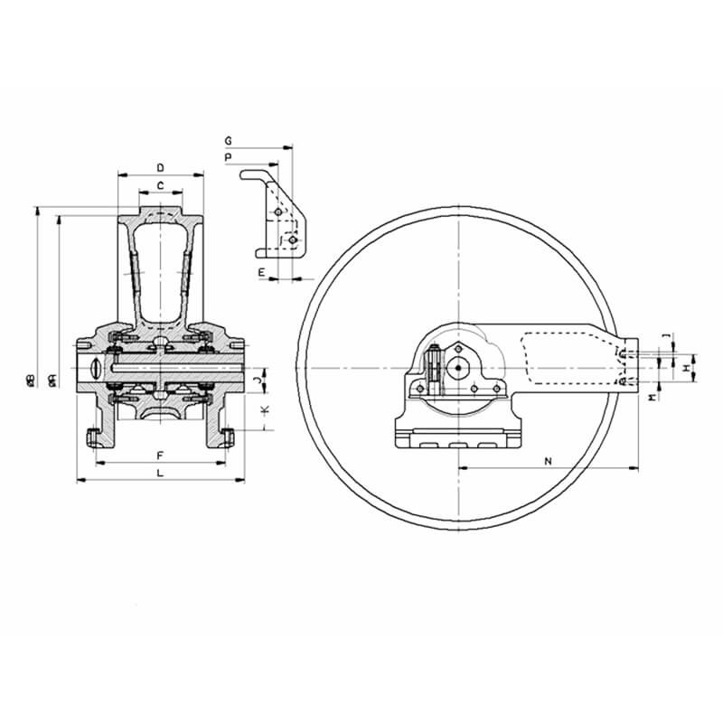 Roue folle C0004665