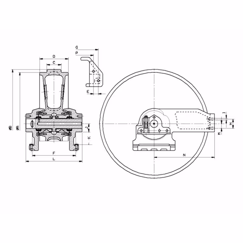 Roue folle C0004689