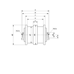 Galet inférieur C0001636