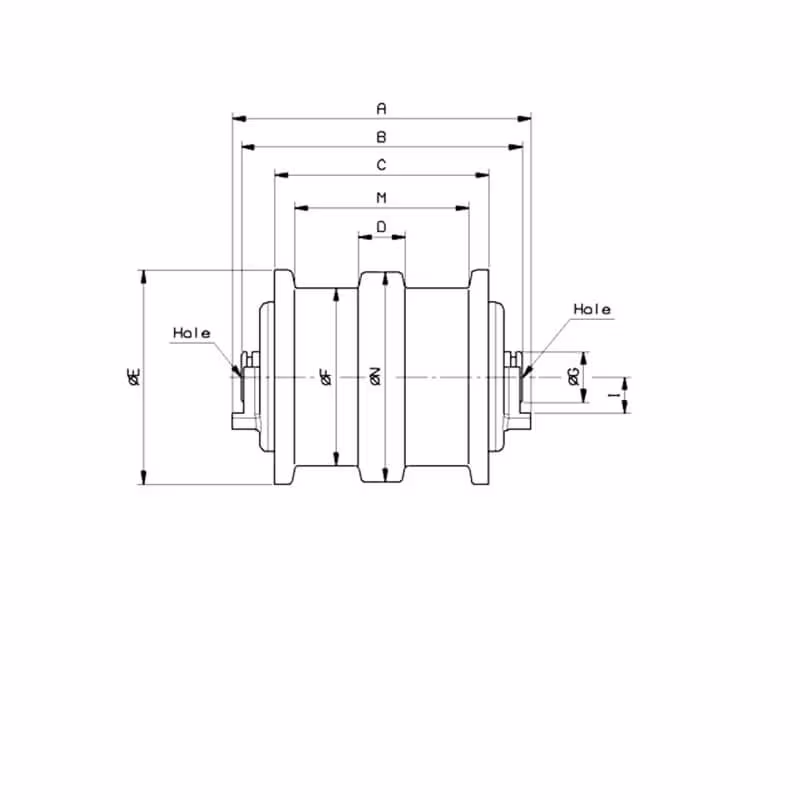 Galet inférieur C0005262