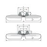 Chenille Caoutchouc 350x54.5Kx86