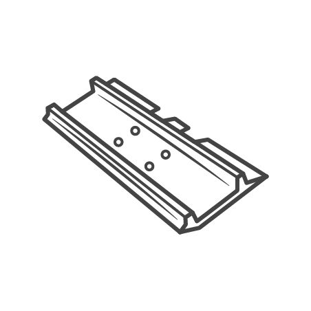 Patin polyuréthane au pas de 155mm (C0006151)