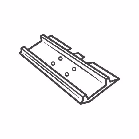 Patin polyuréthane au pas de 125mm (C0006154)