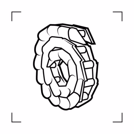 Chaîne acier nue - 53 maillons - P171 (C0007272)