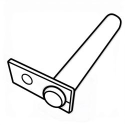 Axe adaptable CATERPILLAR 6K5448