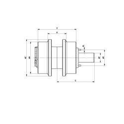 Galet supérieur SANY SY205C