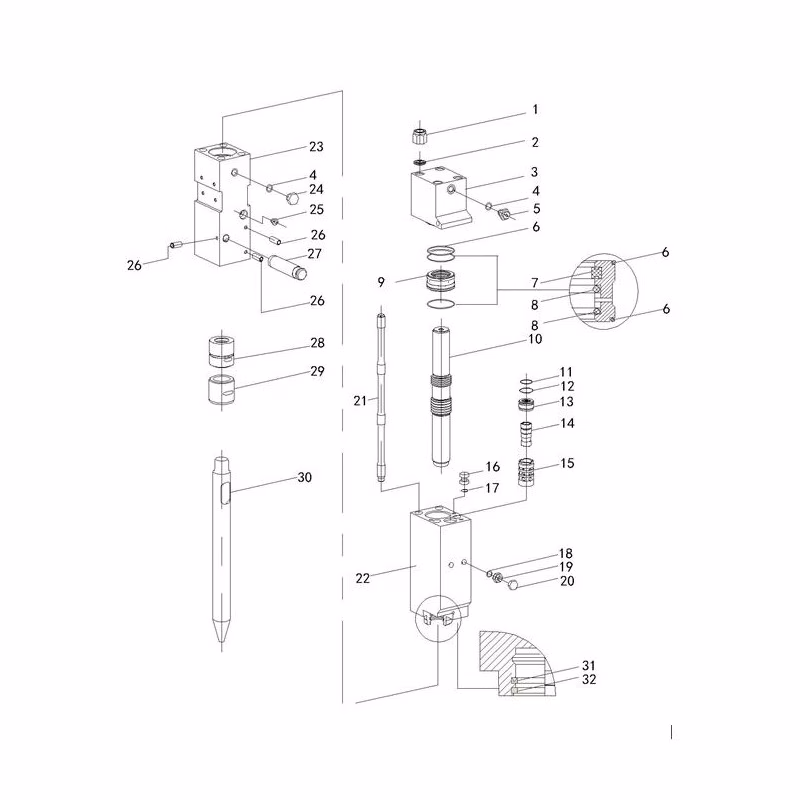 Mécanindus pour axe BRH Accort® RCK-100