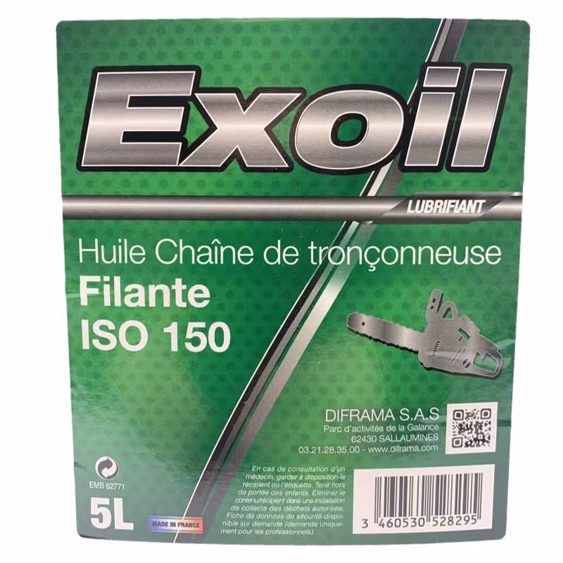 Huile Tronçonneuse Exoil VG150 - 5L