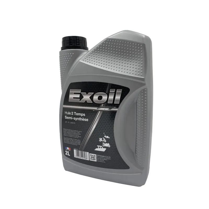 Huile 2 Temps Semi-Synthèse Exoil - 6L (Pack de 3x2L)