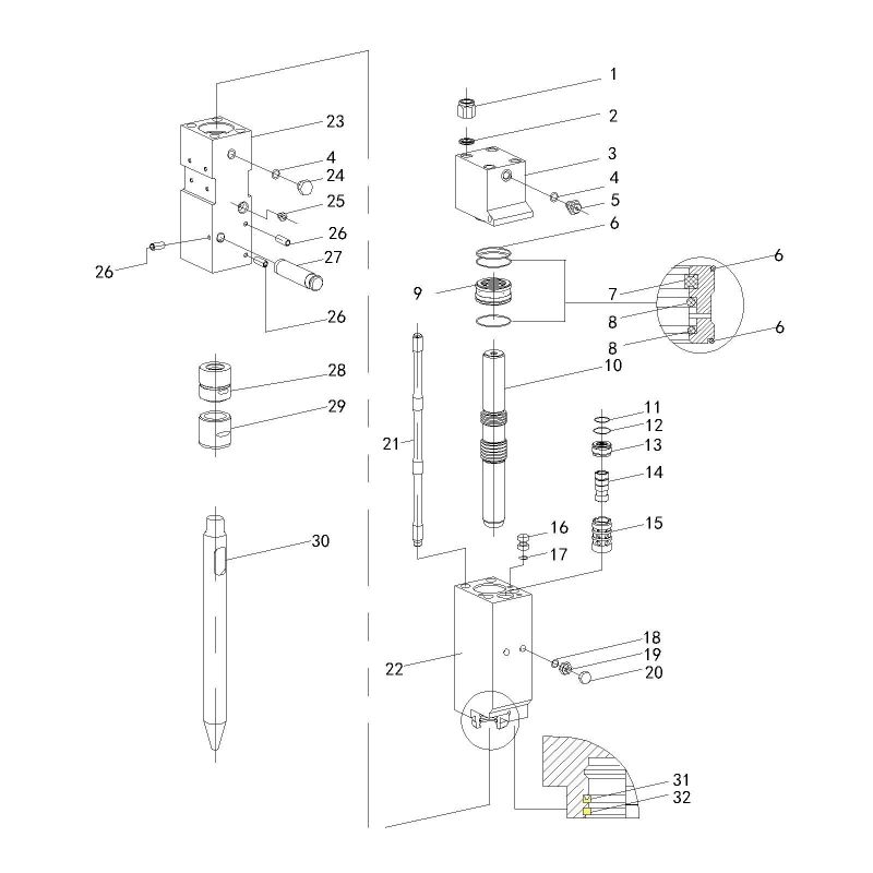 Mécanindus pour axe BRH Accort® RCK-200