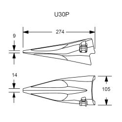 Dent U30P Esco Ultralok