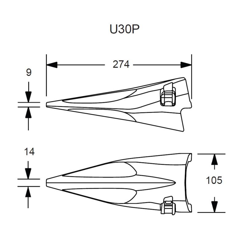 Dent U30P Esco Ultralok