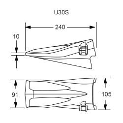 Dent U30S Esco Ultralok