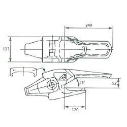 Porte-dent ARDEN A701
