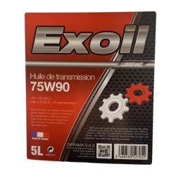 Huile de transmission 75W90 (boite et pont) - 5L