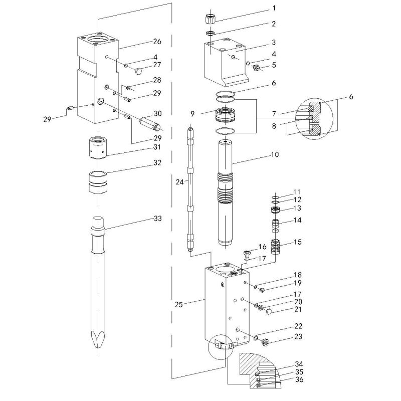 Soupape complète pour BRH Accort® RCK-500