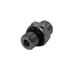Raccord hydraulique BSP mâle 1/4 vers BSPP mâle 1/4