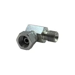 Raccord hydraulique coudé BSP mâle 1/8 vers BSP femelle 1/8