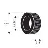 Pneu de mini-chargeur 23x8.50 - 12 / 8 PLIS - MT