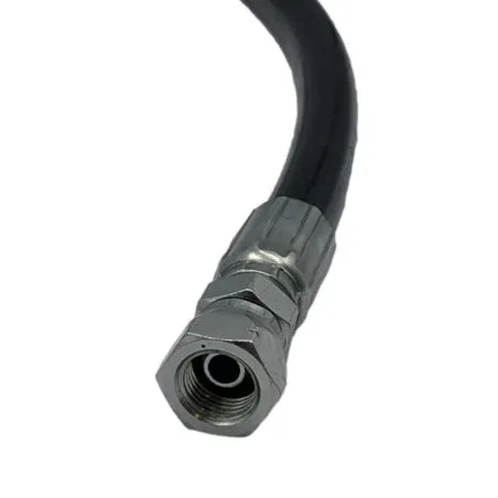 Flexible hydraulique écrou tournant 1/4 BSP droit 400 bars