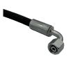 Flexible hydraulique coudé écrou tournant 1/4 BSP 224 bars