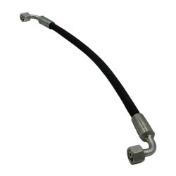 Flexible hydraulique coudé écrou tournant 1/4 BSP 224 bars