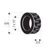 Pneu de mini-chargeur 27x8.50 - 15 / 8 PLIS - MT