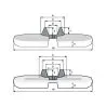 Chenille caoutchouc JCB 8085ZTS - 450x81.5Nx76