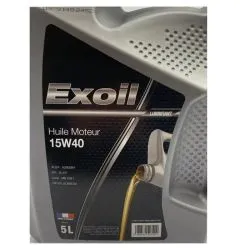 Huile moteur Exoil 15W40 - 5L
