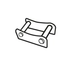 Attache à axes sur mesure à souder
