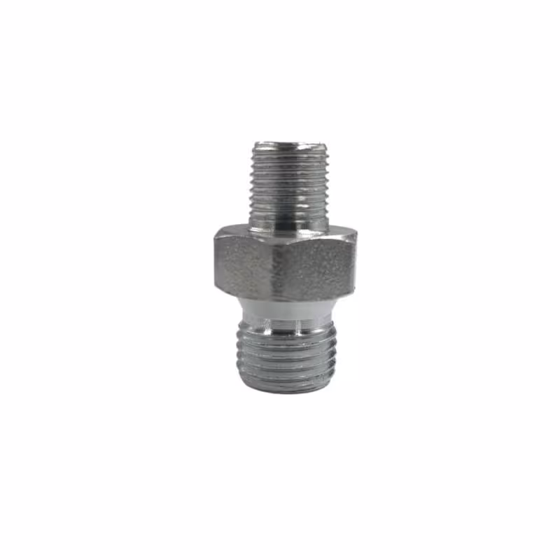 Raccord hydraulique 1/8'' mâle BSP vers 1/4'' mâle BSP